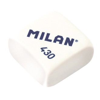 Ластик каучук Milan 430, 4 штуки в блистере (BMM9215)
