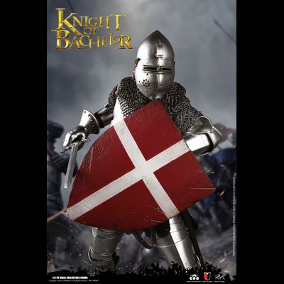 Английский рыцарь-бакалавр Столетней  войны (KNIGHT OF BACHELOR) - Коллекционная ФИГУРКА 1/6 scale SERIES OF EMPIRES (DIE-CAST ALLOY) (SE067) - COOMODEL