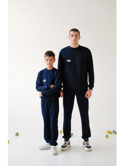 Спортивный костюм Volleylife темно-синий  (120-150 см)