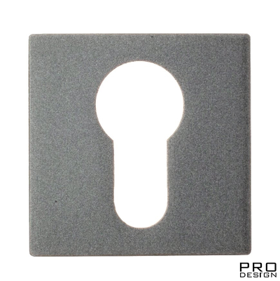 Накладка под цилиндр на квадратном основании Fratelli Cattini CYL-8 GA антрацит серый 2 шт.