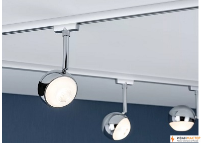 Установка подвесных светильников в комнате ИВАНМАСТЕР