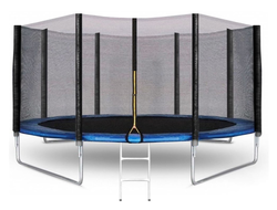 Батут ST 14ft (4,27 метра) с защитной сеткой и лестницей