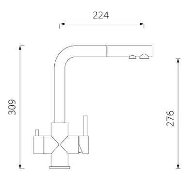Смеситель SCHOCK VITUS-D