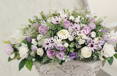 Композиция из искусственных цветов Византия № КП003