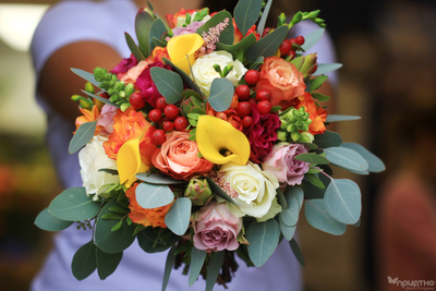 Букет невесты & Бутоньерка № 1326