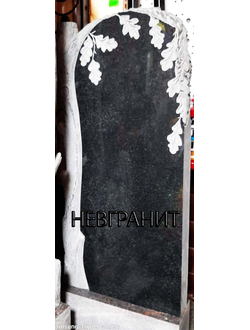 Памятник гранитный на могилу с дубом по акции № А16