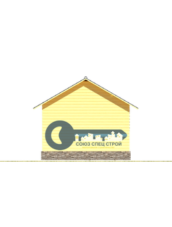 Б-15  ГАБАРИТНЫЕ РАЗМЕРЫ: (3,5Х4,5М) 1 ЭТАЖ, ОБЩАЯ ПЛОЩАДЬ: 15,75М²