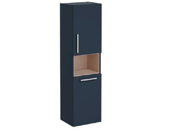 Пенал высокий, Vitra Root, 40 см, с корзиной для белья, матовый, темно-синий, правосторонний, 68012
