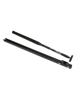 Алюминиевый румпель с удлинителем для швертботов Оптимист Optiparts EX1125 черный