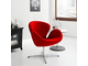 SWAN CHAIR красный кашемир