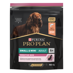 Pro Plan (Про План) Sensitive skin для собак мелких пород с чувствительной кожей с лососем, 700 г