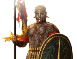 Знаменосец римской ауксилии - КОЛЛЕКЦИОННАЯ ФИГУРКА 1/6 Empire Series-Dragon Banner Bearer (HH18044) - HHMODEL x HAOYUTOYS