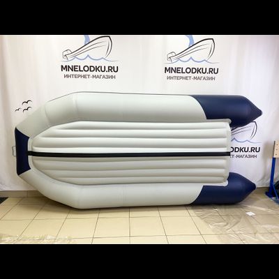 Моторная лодка Таймень NX 3400 НДНД PRO светло-серый/синий