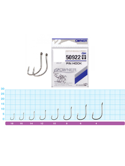 Крючки Owner 50922 PIN HOOK (5шт./уп) Размер 16