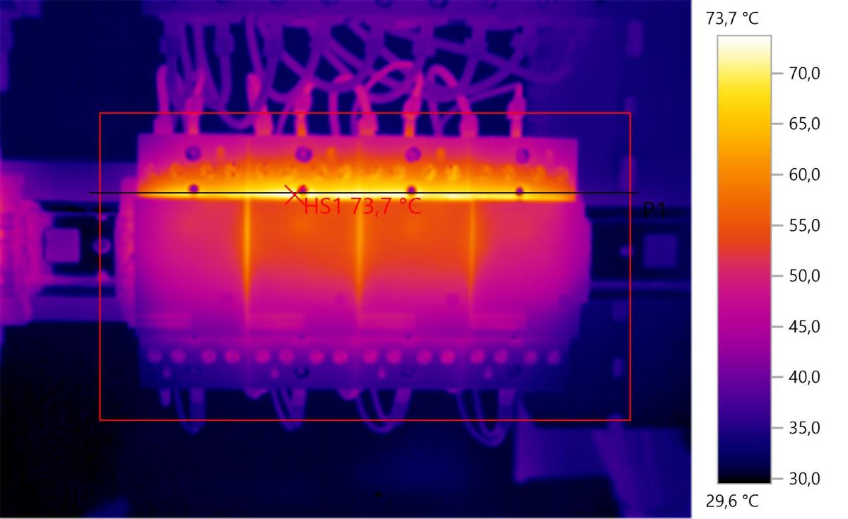 Неразрушающий контроль (термографирование) электрощитовых в торговом центре