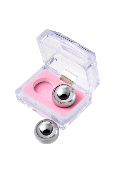 715011 Вагинальные шарики Metal by TOYFA, металл, серебряные, Ø 2 см