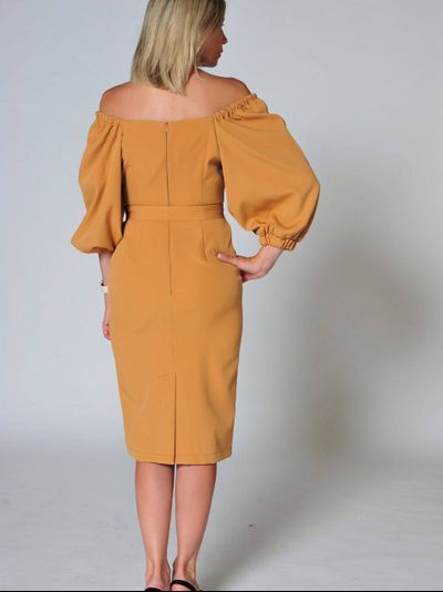 Платье: 678-0523 Горчица