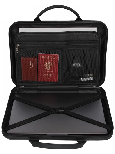 Пластиковый кейс для ноутбука 15.6 - 16 дюймов Optimum, черный матовый