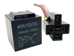 Реле 5-контактное 40A/12VDC в сборе с колодкой