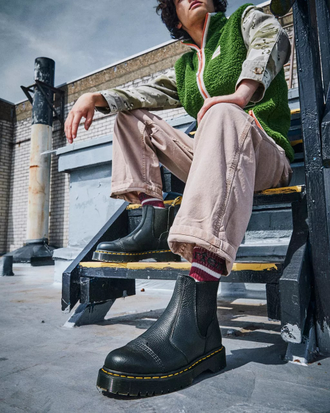 Dr Martens 2976 Bex Faur Lined Platform Chelsea Boots