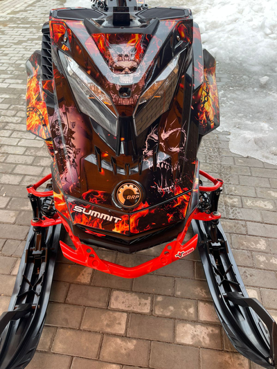 Наклейки на снегоход GEN4 G4 SKI DOO Expert Turbo №2203