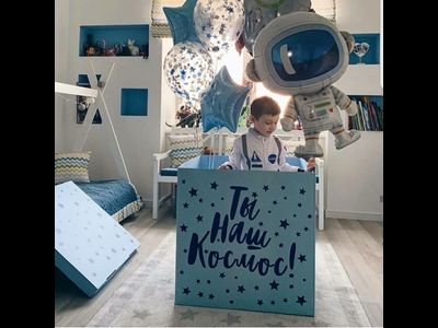 коробка сюрприз с воздушными шарами № 13