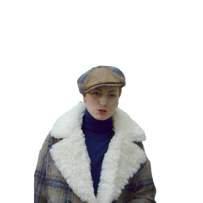 Кепка восьмиклинка Alfonso D ' Este 42052 клетка