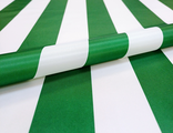 Ткань Оксфорд 240д полоска-зелёная-белая