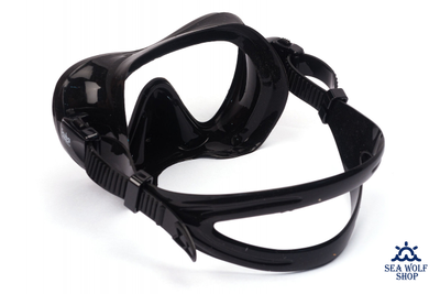 Маска для дайвинга с трубкой Scuba Brothers Flipper Black, комплект
