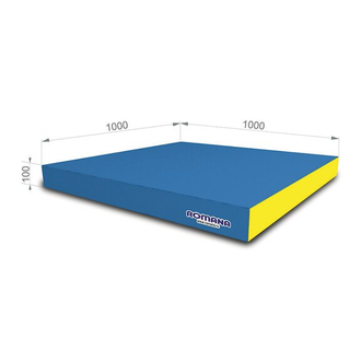 Мат 1х1х0.1 м Романа