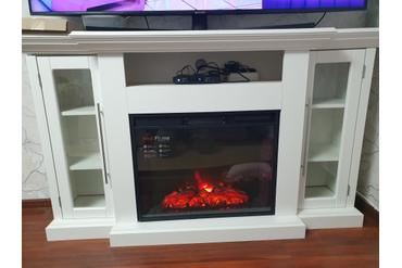 Электрокамин Элтон LUX с широким очагом Sparta 25.5 LED