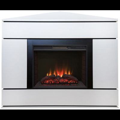 Угловой электрокамин Харис WT с очагом Sparta 25.5 LED