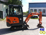 2903-1240 стекло двери нижнее Doosan DX15, 18