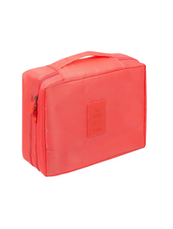 Kristaller Косметичка дорожная Travel rectangle, коралловый