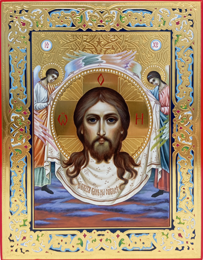 Господь Вседержитель (Спаситель). Рукописная икона. 22х28см.