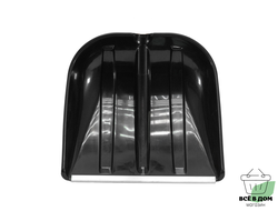 Лопата снеговая пластик с усиленной ал. накл. 410х410мм б/ч СЕВЕРЯНИН 1