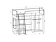 Кровать чердак со столом модель L - 42.1.6 (175*75) + 250 бонусов