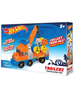 Детский развивающий конструктор Bauer Hot Wheels Серия Trailerz Frost + Mazer 3+
