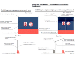 Защитные ограждения с применением блоков типа НьюДжерси | ГОРЗАБОР
