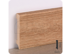 Плинтус деревянный ламинированный Дуб кромвель