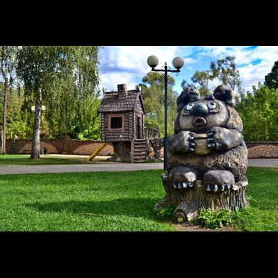 Сказочные парки Козельска и сыроварня "Калужское сыроморье"
