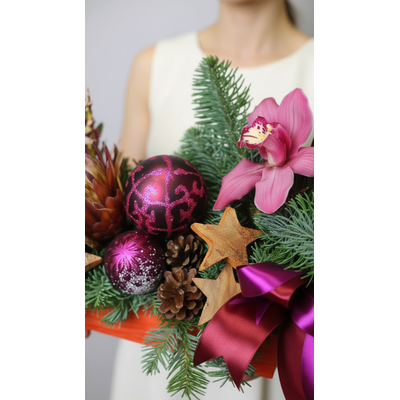 Новогодняя композиция № 1121