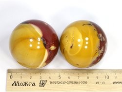 Шар Яшма мукаит (моокаит) в ассортименте, Австралия (50 мм, 160-170 г) №21188