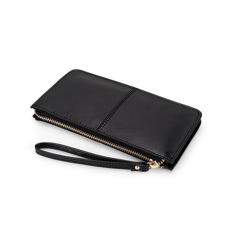 купить мужское портмоне черное из натуральной кожи