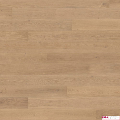 Паркетная доска Haro Дуб Пуро Белый Маркант 538959 1-пол масло-лак