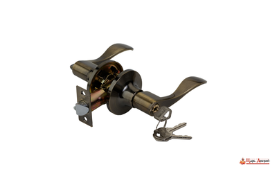 Дверная фурнитура Ручка-защелка модель 3902 фиксатор/ключ