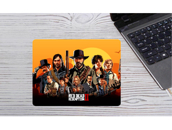 Коврик RED DEAD REDEMPTION 2,РЕД ДЕАД РЕДЕМПТИОН 2 №3
