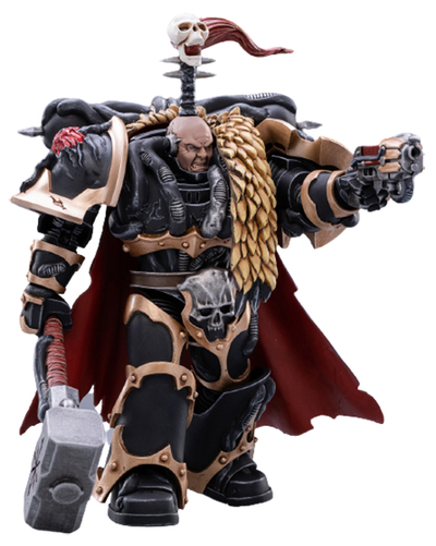 Лорд Хаоса Черного Легиона Кхалос Разоритель (Warhammer 40k) - КОЛЛЕКЦИОННАЯ ФИГУРКА 1/18 scale Black Legion Chaos Lord Khalos the Ravager (JT2092) - JOYTOY