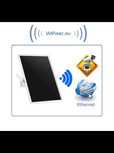 DE/R7 Расширитель/повторитель Wi-Fi 2.4-2.4835GHz с автономным питанием, уличное исполнение, до 7 дней автономной работы без подзаряда, до 100 м. (300 Мбит/с)