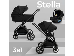 Коляска 3в1 Sweet Baby Stella Black